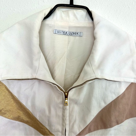 Cropped white designer jacket - Picture 6 of 13